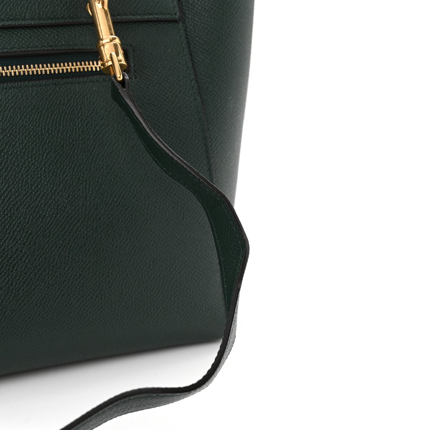 Grained Calfskin Micro Belt Bag Amazone