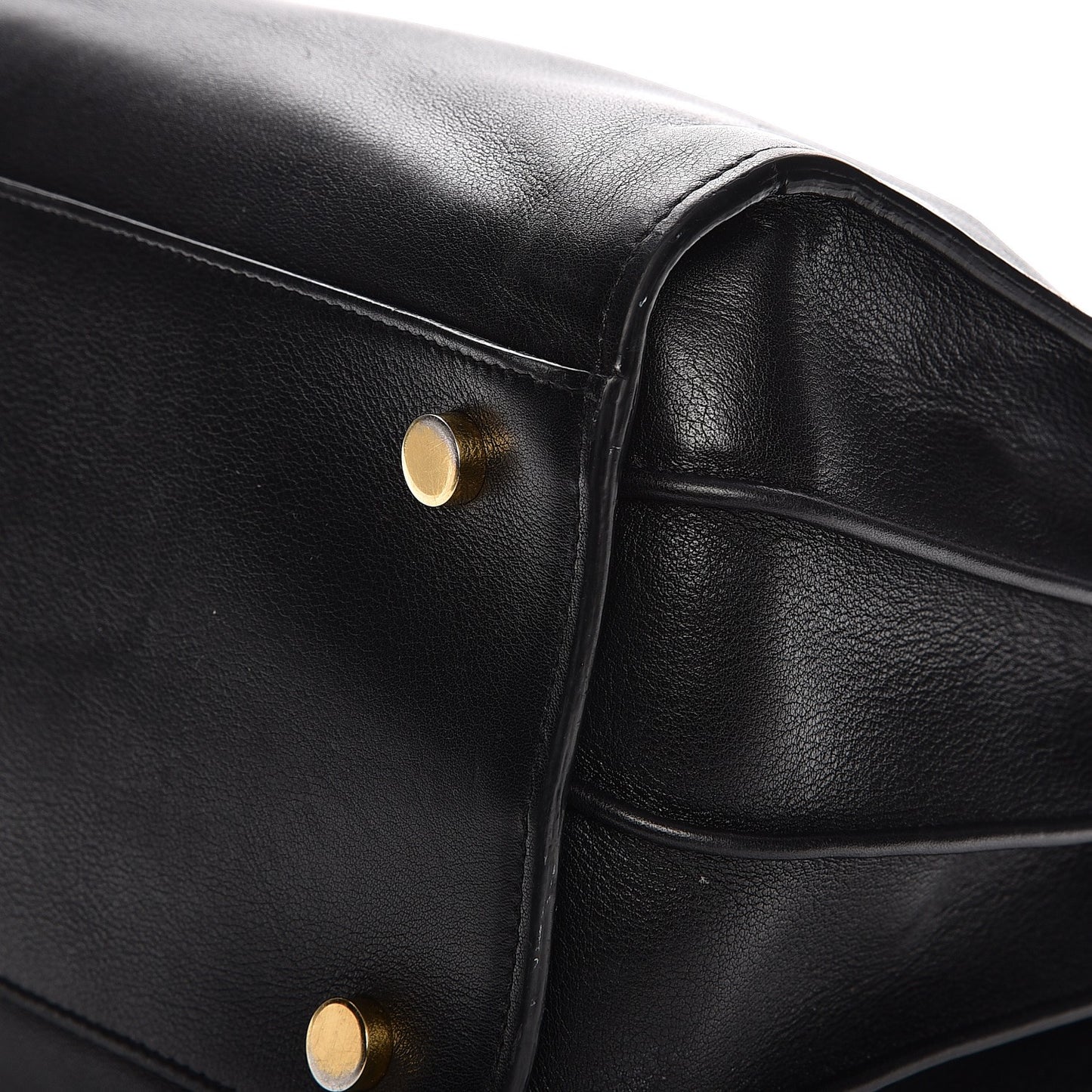 Calfskin Small Sac De Jour Black