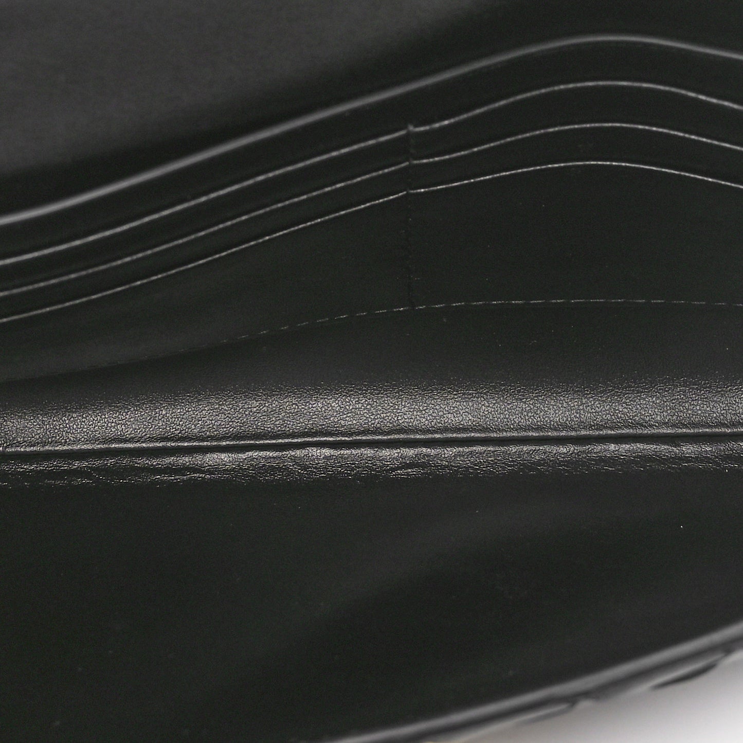 Nappa Intrecciato Long Andiamo Top Handle Clutch Black
