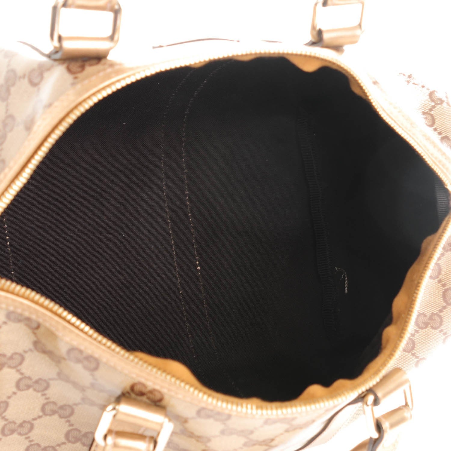 Gucci Crystal Monogram Medium Joy Boston Bronze 5 of 7