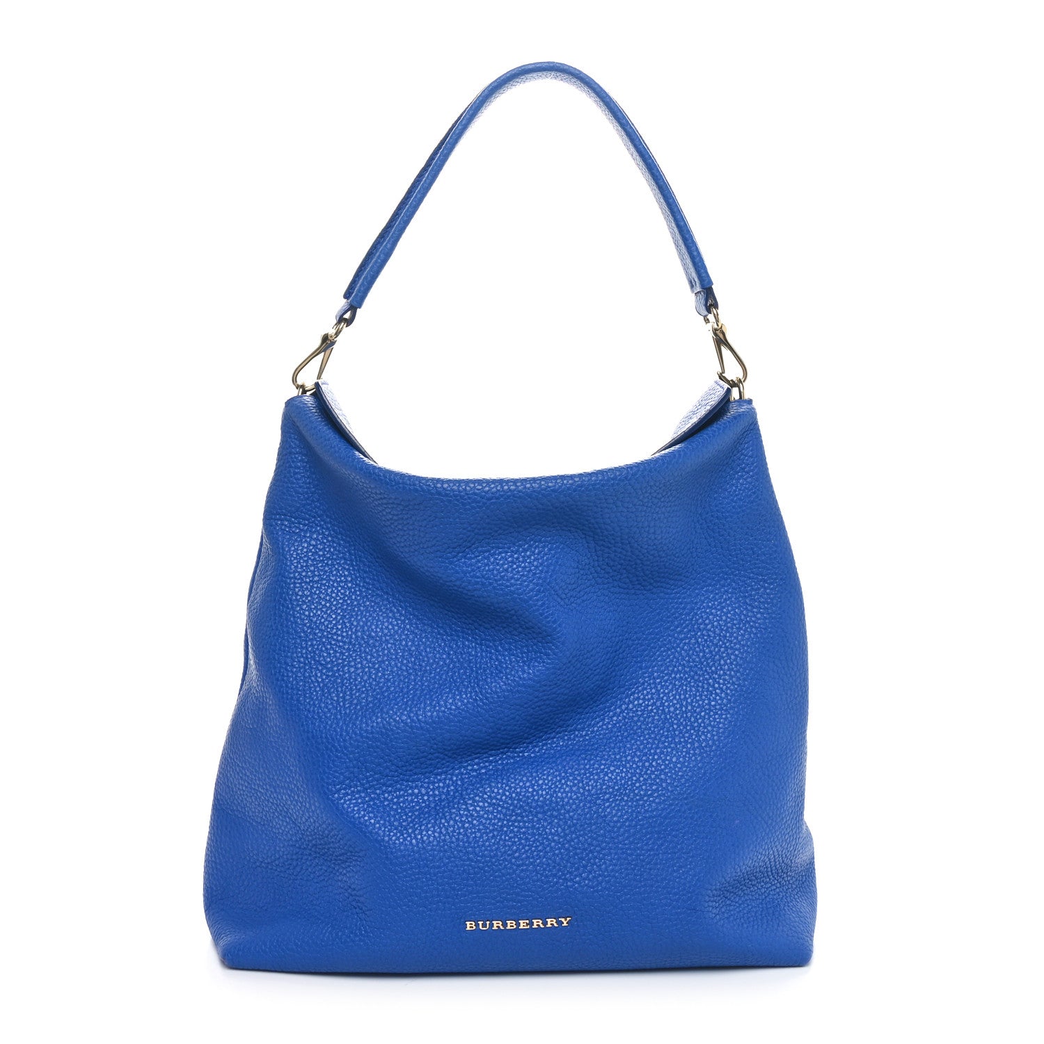 Burberry Grainy Calfskin Cale Hobo Brilliant Blue 1 of 10