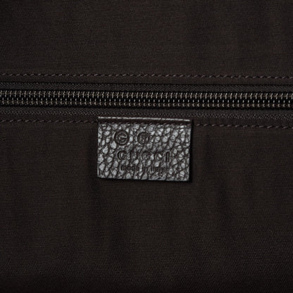 Gucci Nylon Diamante Web Buckle Tote Brown 6 of 9