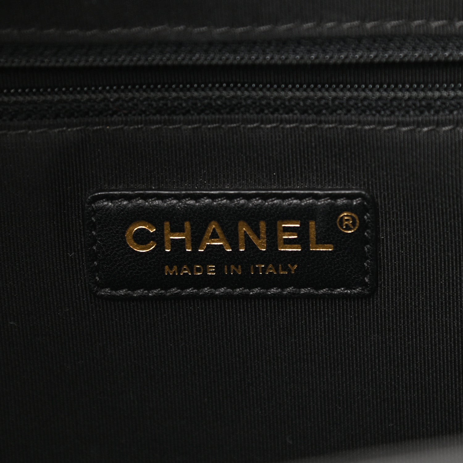Chanel Calfskin Stitched Large Straight Lines Shopping Tote Black 10 of 13