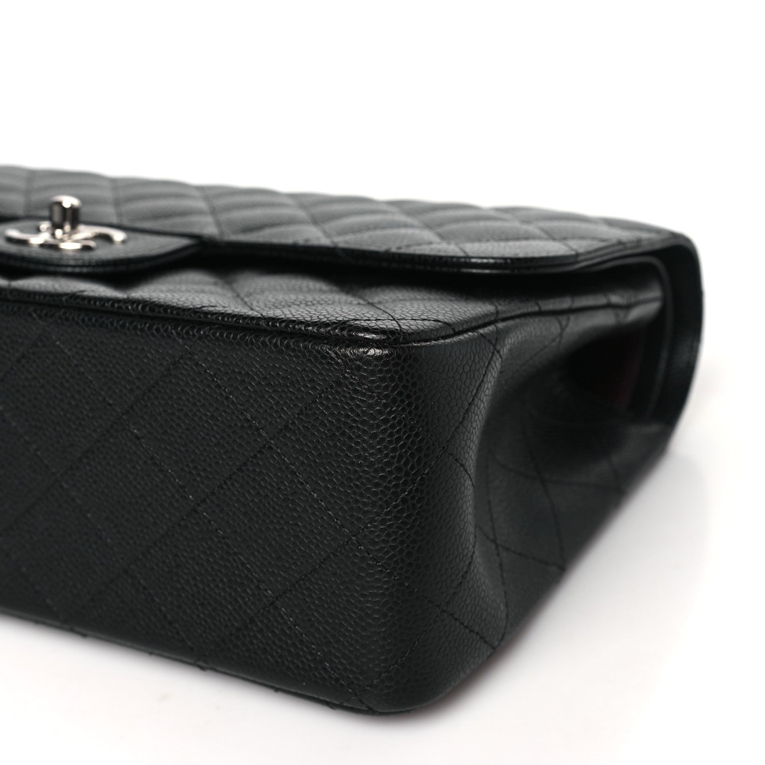 Chanel Caviar Quilted Jumbo Double Flap Black 10 of 10