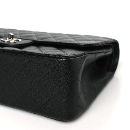 Chanel Caviar Quilted Jumbo Double Flap Black 10 of 10