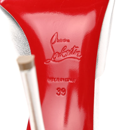 Christian Louboutin Metallic Nappa Me Dolly 100 Sandals 39 Silver 6 of 8