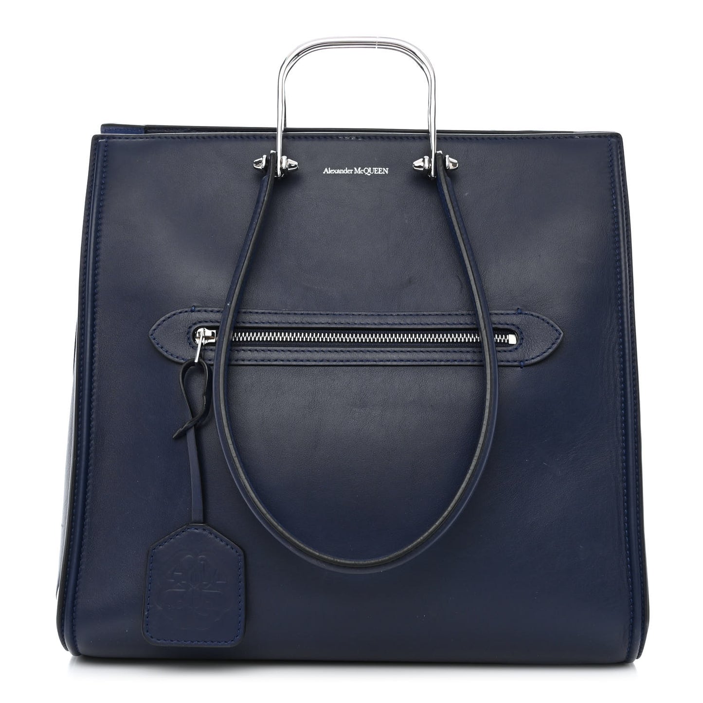 Calfskin The Tall Story Shoulder Bag Blue