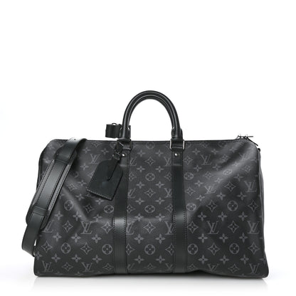Louis Vuitton Monogram Eclipse Keepall Bandouliere 45 1 of 7