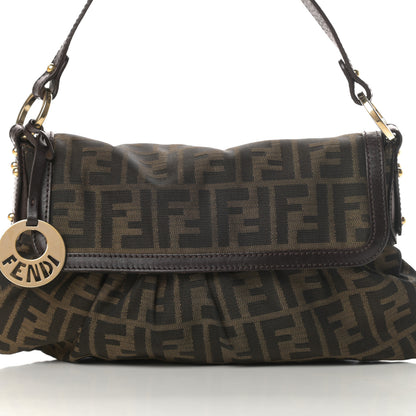 Fendi Zucca Small Chef Shoulder Bag Tobacco 8 of 16