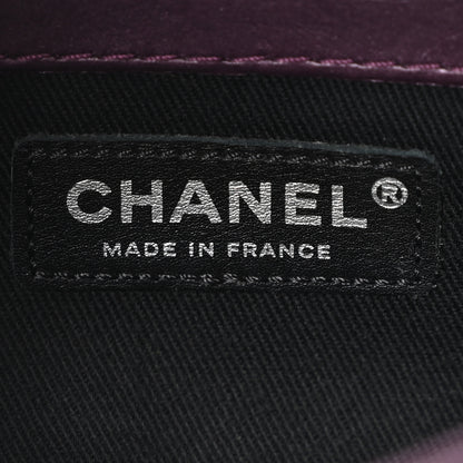 Chanel Calfskin Mineral Nights Mini Flap Dark Purple 6 of 10