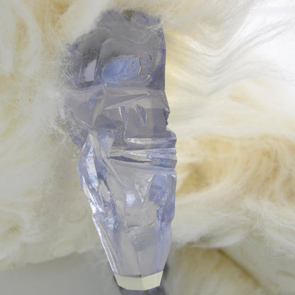 Chanel Fantasy Fur Icicle Heel Mukluks Boots 37.5 Ecru 8 of 10