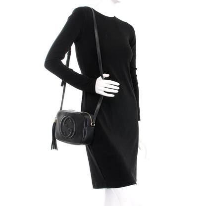 Gucci Pebbled Calfskin Small Soho Disco Bag Black 2 of 7