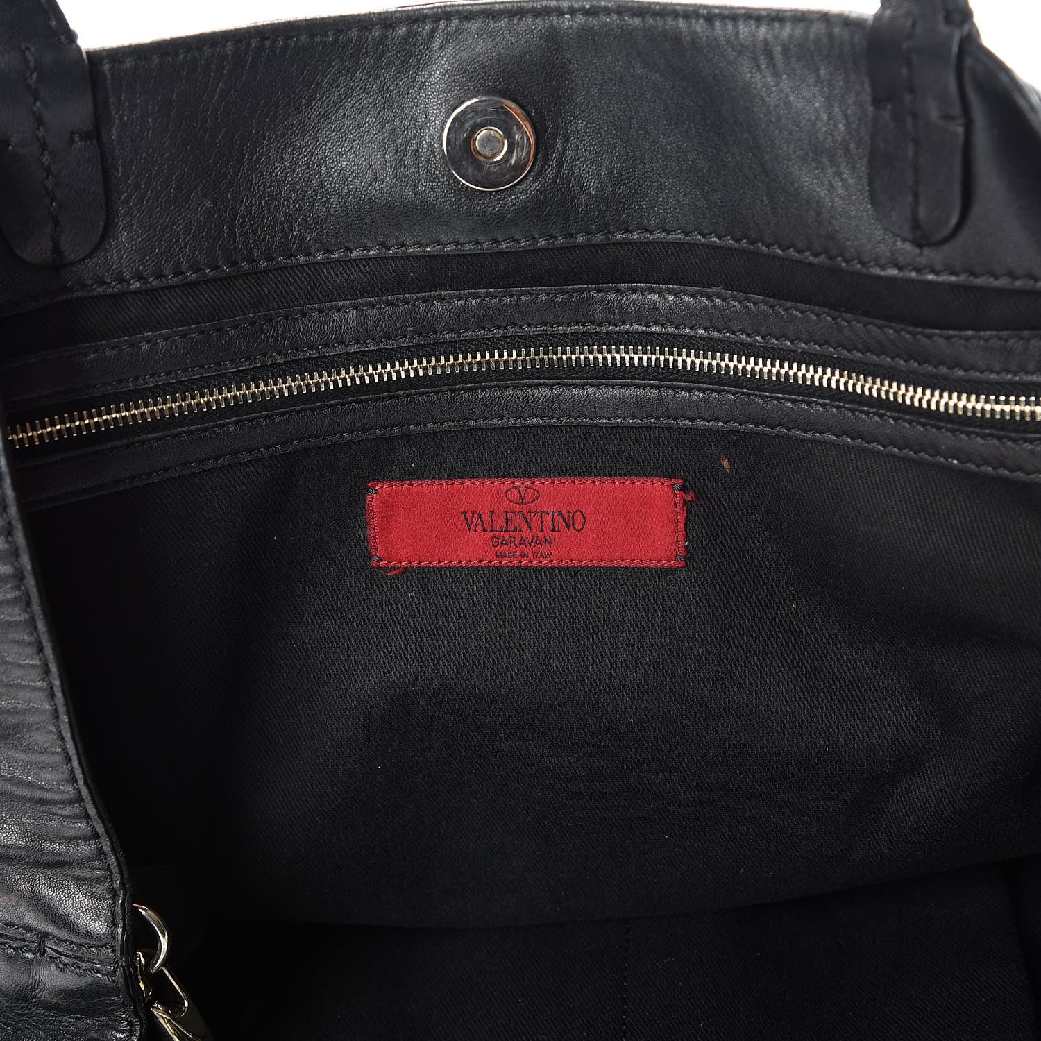 Valentino Garavani Vitello Va Va Voom Tote Black 9 of 22