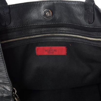 Valentino Garavani Vitello Va Va Voom Tote Black 9 of 22