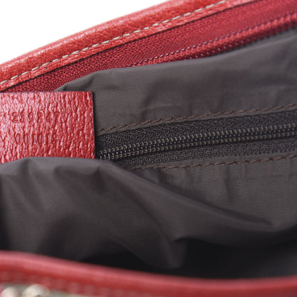 Gucci Canvas Flora Floral Crossbody Bag Red 7 of 13