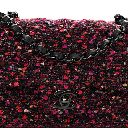 Chanel Tweed Quilted Mini Rectangular Flap Pink Multicolor 8 of 11