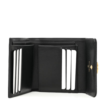 Chanel Caviar Quilted Compact Boy Wallet Black 5 of 8