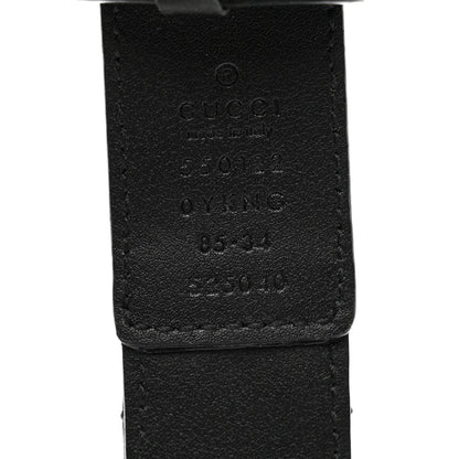 Gucci Calfskin Trapuntata Zumi 30mm Belt 85 34 Black 3 of 3