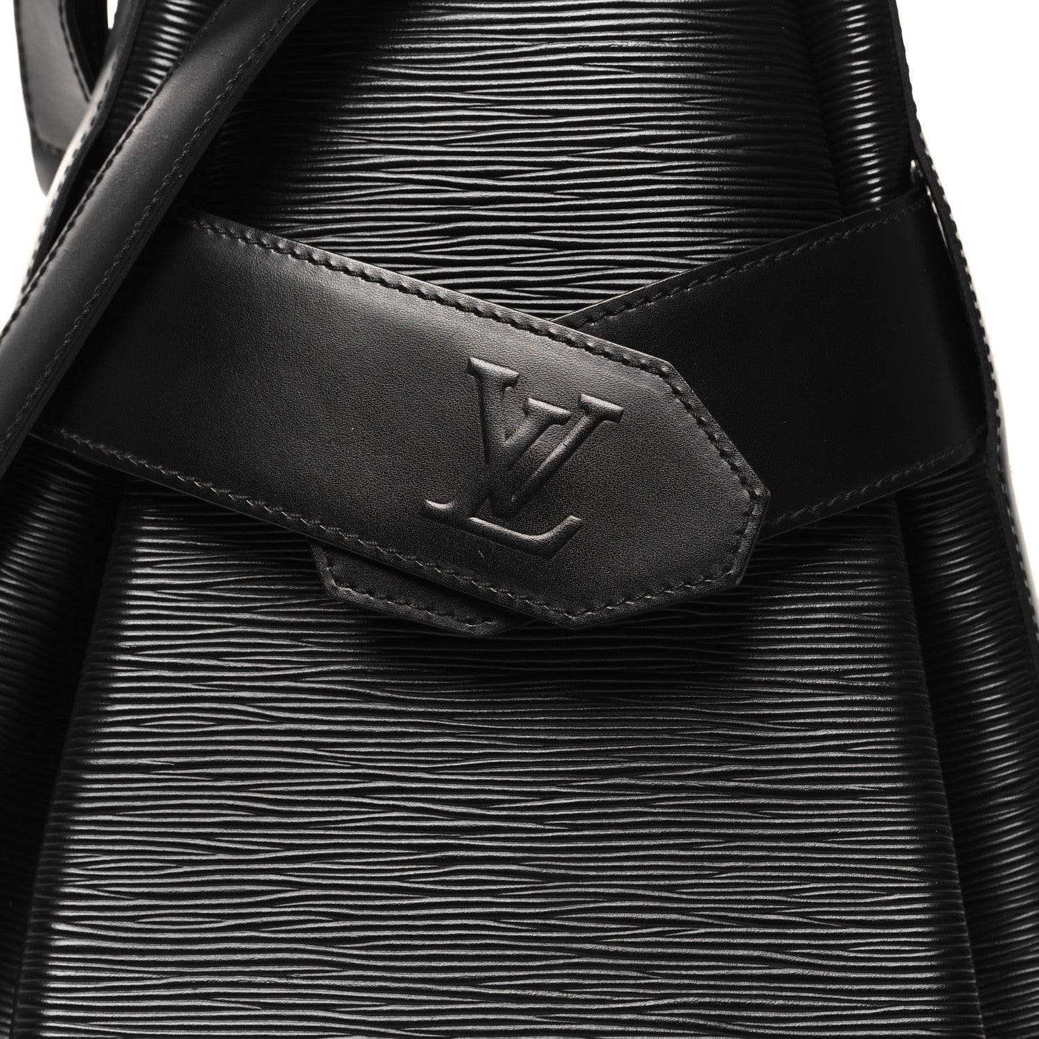 Louis Vuitton Epi Sac D'Epaule GM Black 7 of 10