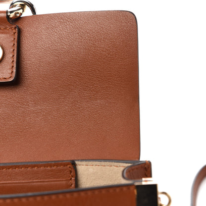 Chloe Suede Calfskin Mini Faye Shoulder Bag Tobacco 10 of 12
