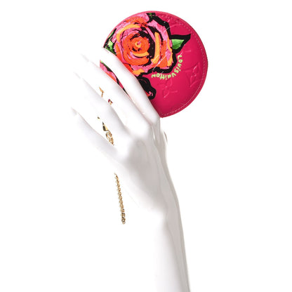 Louis Vuitton Vernis Roses Chapeau Coin Purse Rose Pop 2 of 8
