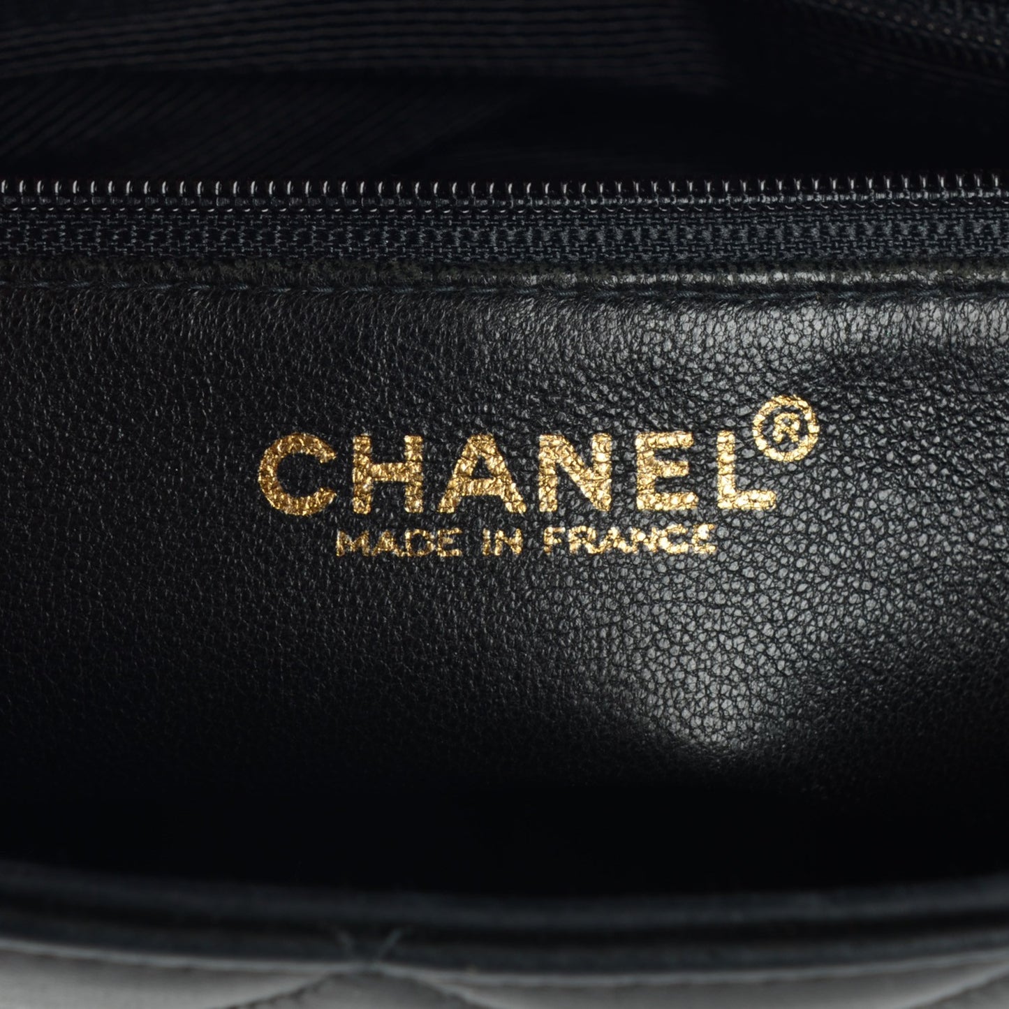 Lambskin Quilted Medallion Tote Black