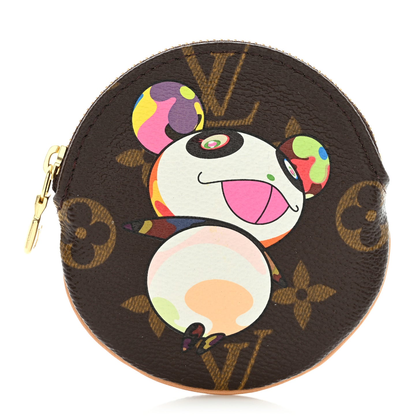 Monogram Panda Round Coin Purse
