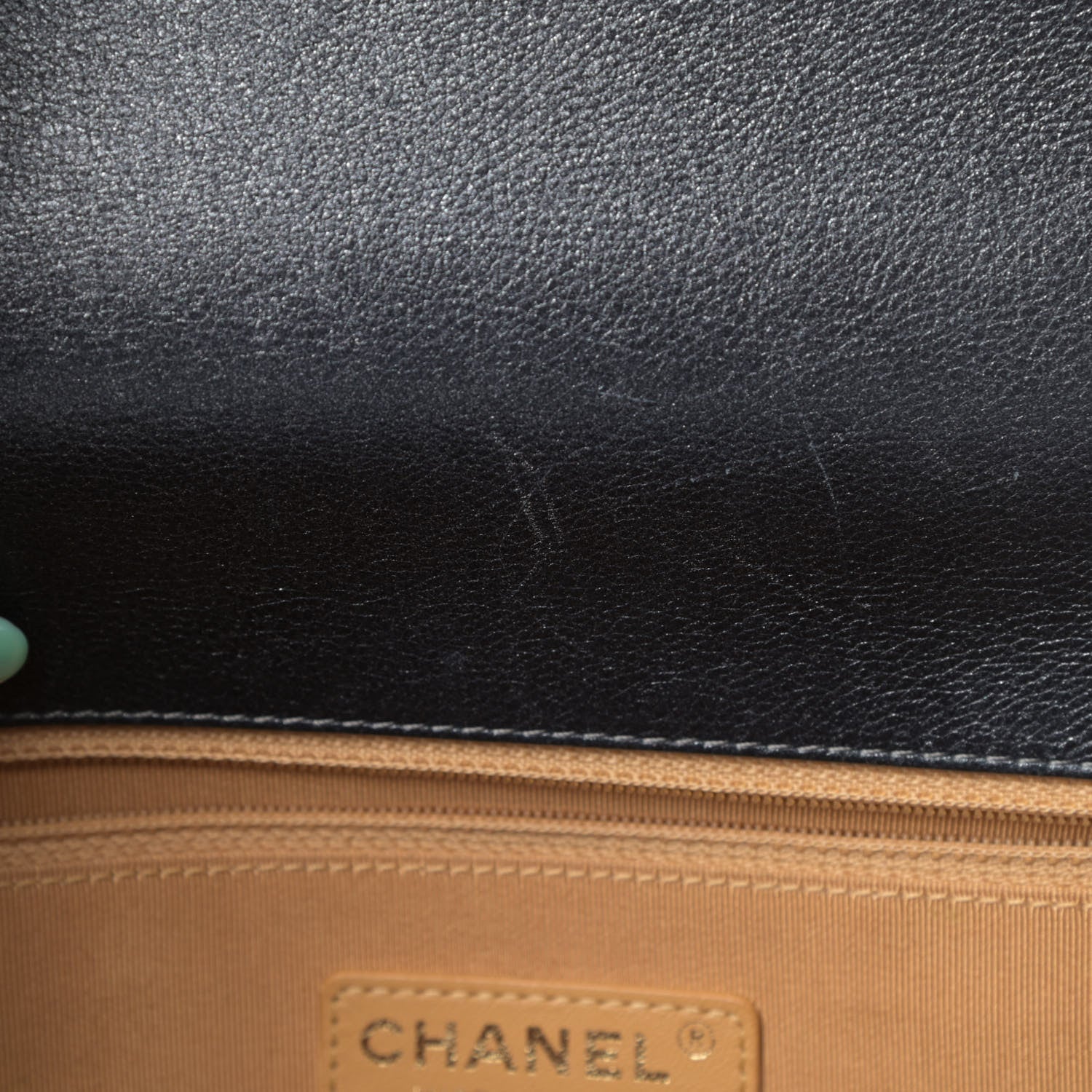 Chanel Metallic Calfskin Quilted New Medium Boy Flap Dark Grey 12 of 12
