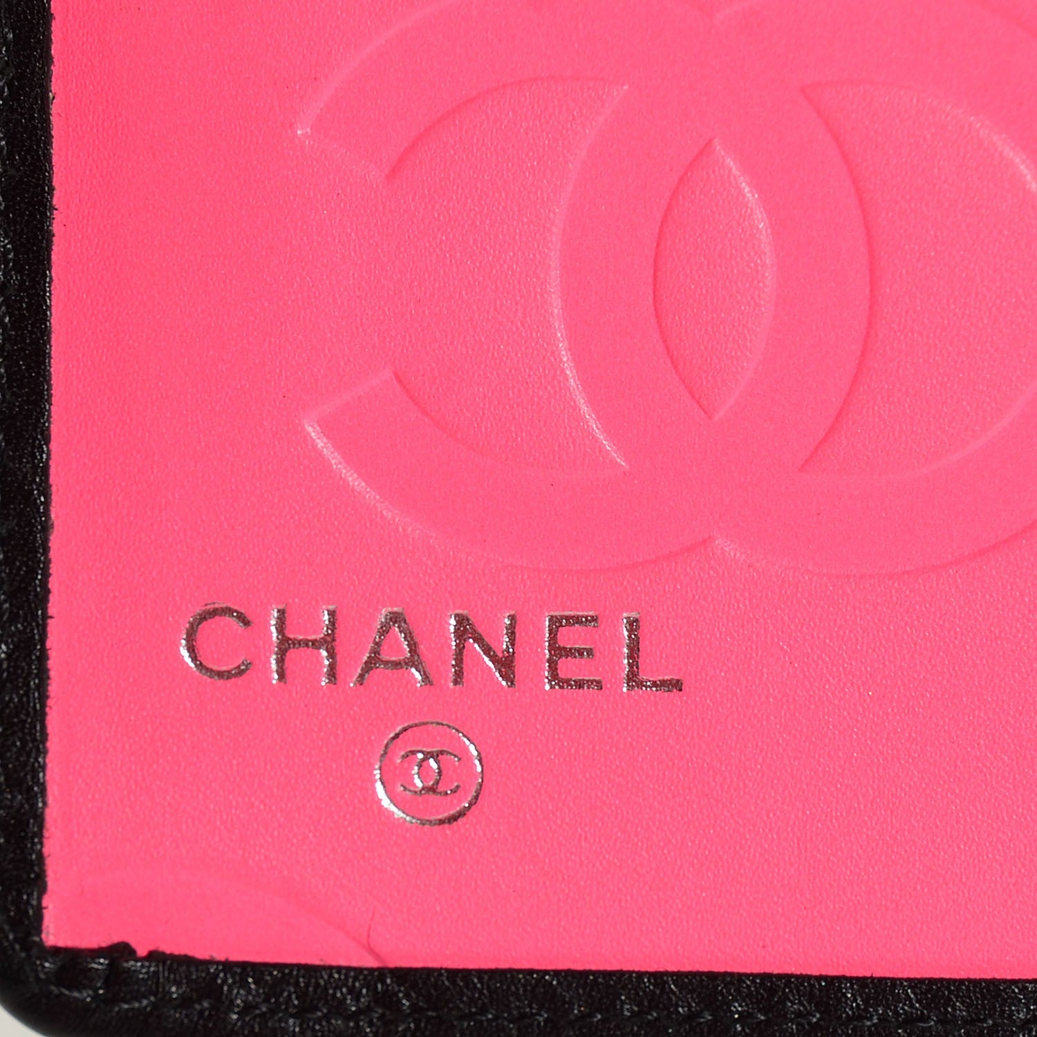 Chanel Calfskin Quilted Cambon Yen Wallet Black 7 of 9