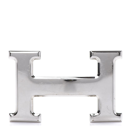 Hermes Polished Palladium 32mm H Belt Buckle Silver 1 of 4