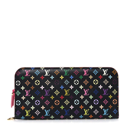Louis Vuitton Monogram Multicolor Insolite Wallet Black Grenade 1 of 7