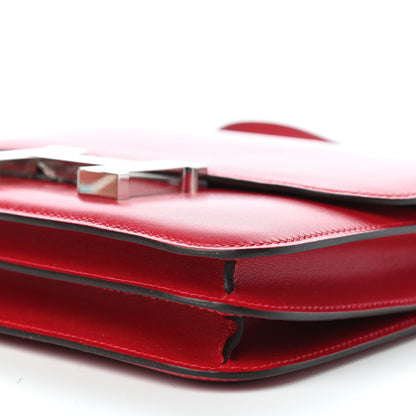 Hermes Tadelakt Constance 18 Rouge Vif 9 of 10