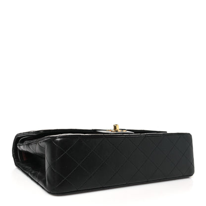 Chanel Lambskin Quilted Medium Double Flap Black 7 of 19