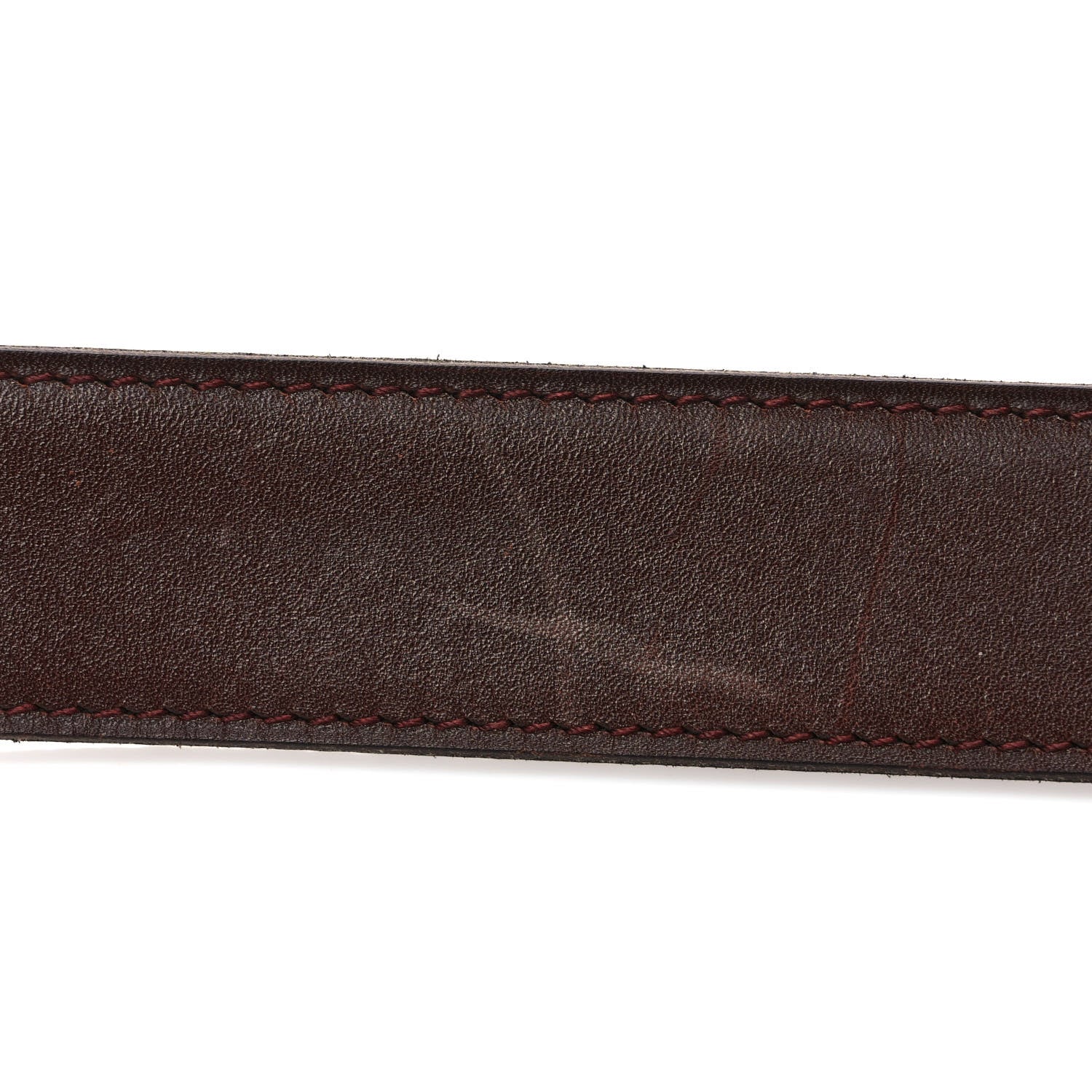 Hermes Box Togo 32mm H Belt 85 34 Black Chocolate 3 of 4
