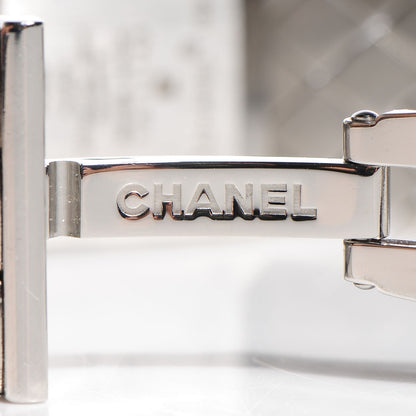 Chanel Stainless Steel 19mm Quilted Matelasse Acier Quartz Watch Black 4 of 5