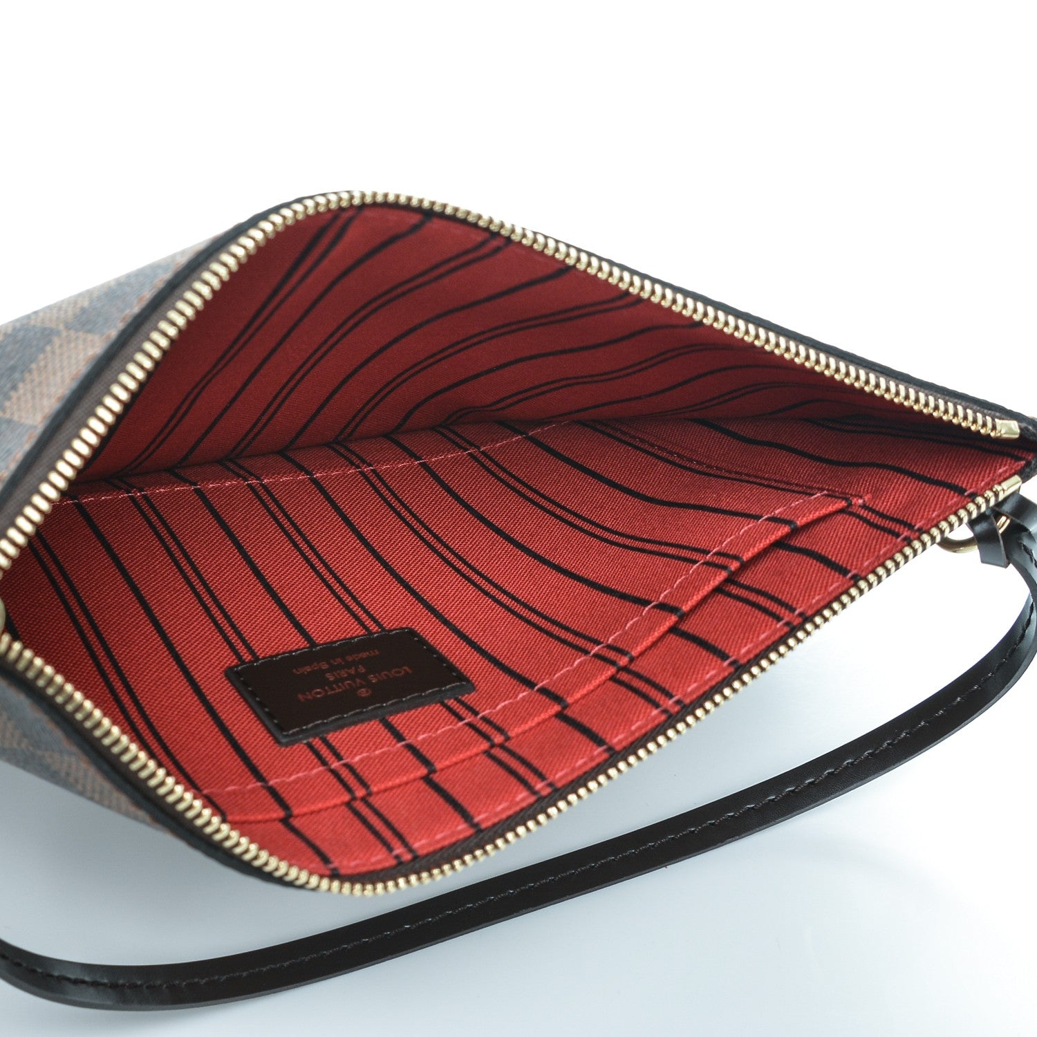 Louis Vuitton Damier Ebene Neverfull MM GM Pochette 5 of 7