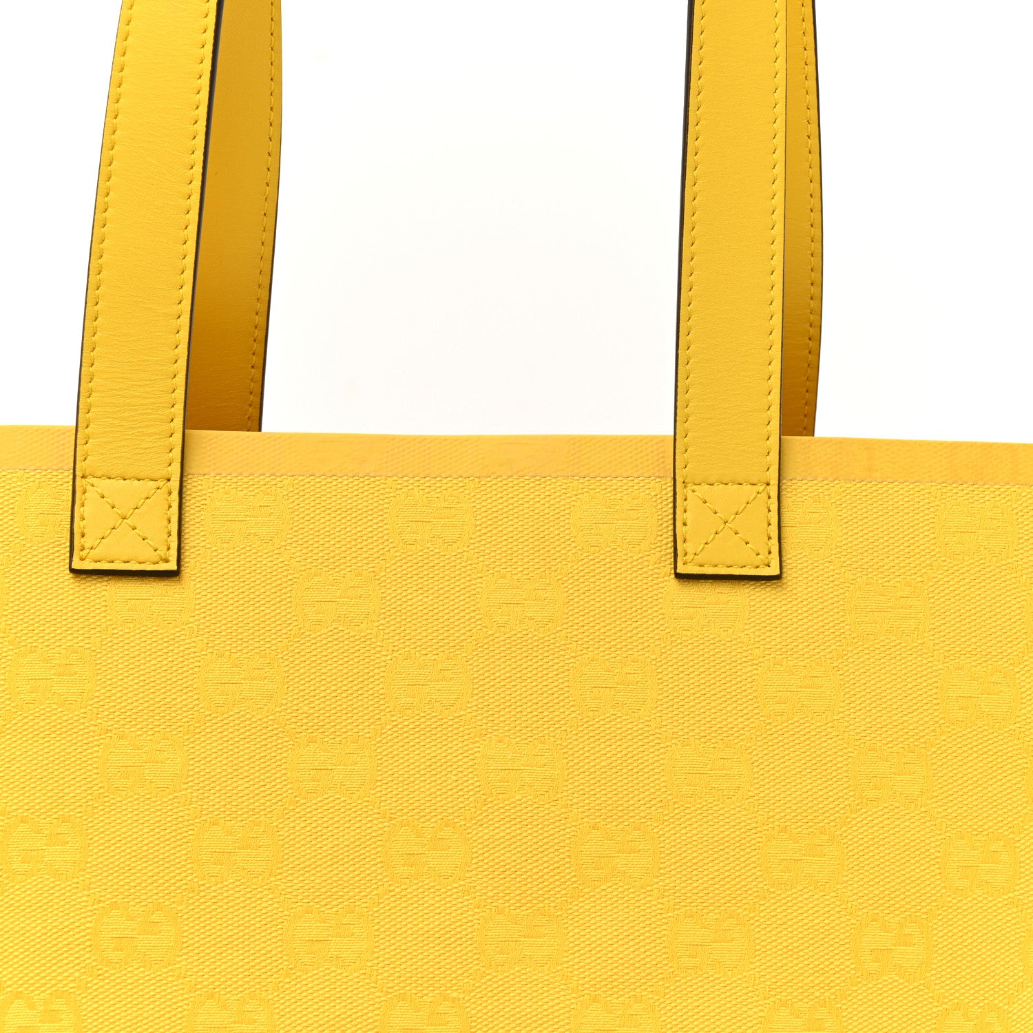 Gucci Supreme Canvas Totissima Small Tote Yellow Yellow 7 of 9