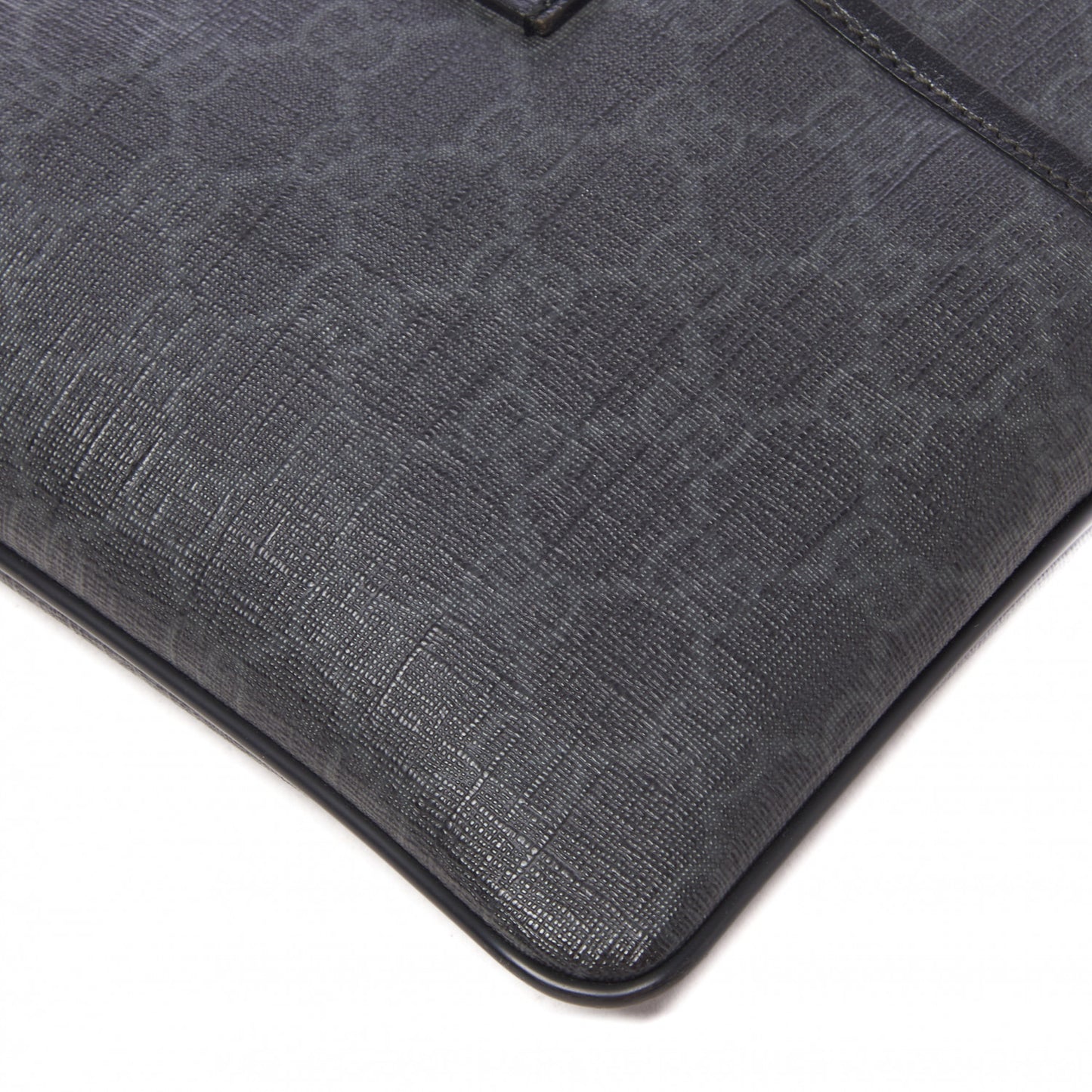 GG Plus Flat Messenger Bag Black Grey