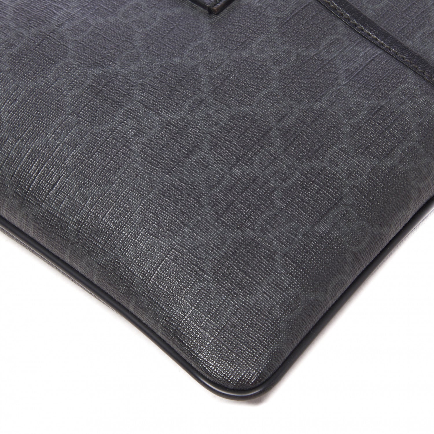 Gucci GG Plus Flat Messenger Bag Black Grey 5 of 9