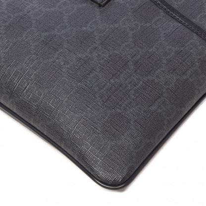 Gucci GG Plus Flat Messenger Bag Black Grey 5 of 9