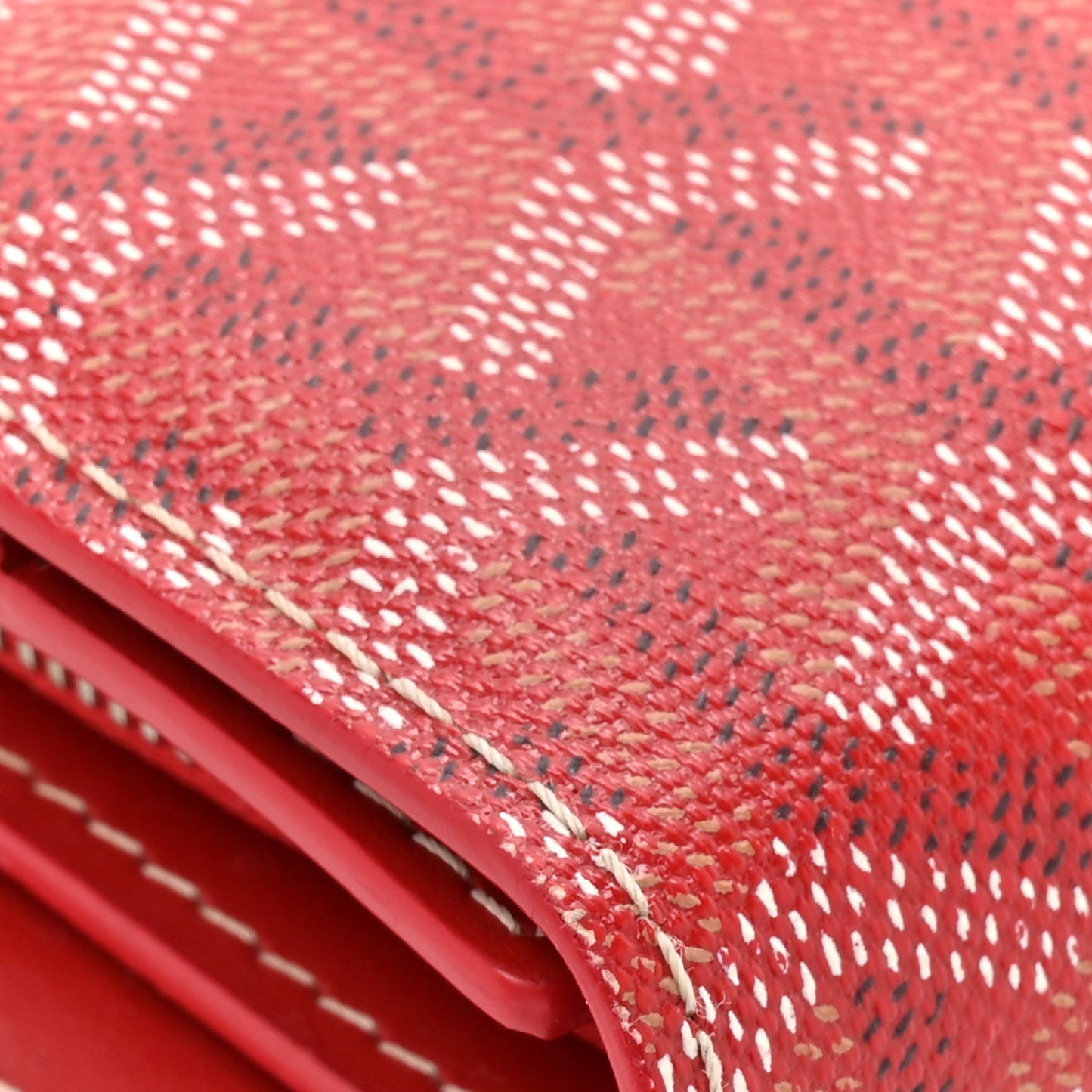 Goyardine Varenne Long Wallet Red
