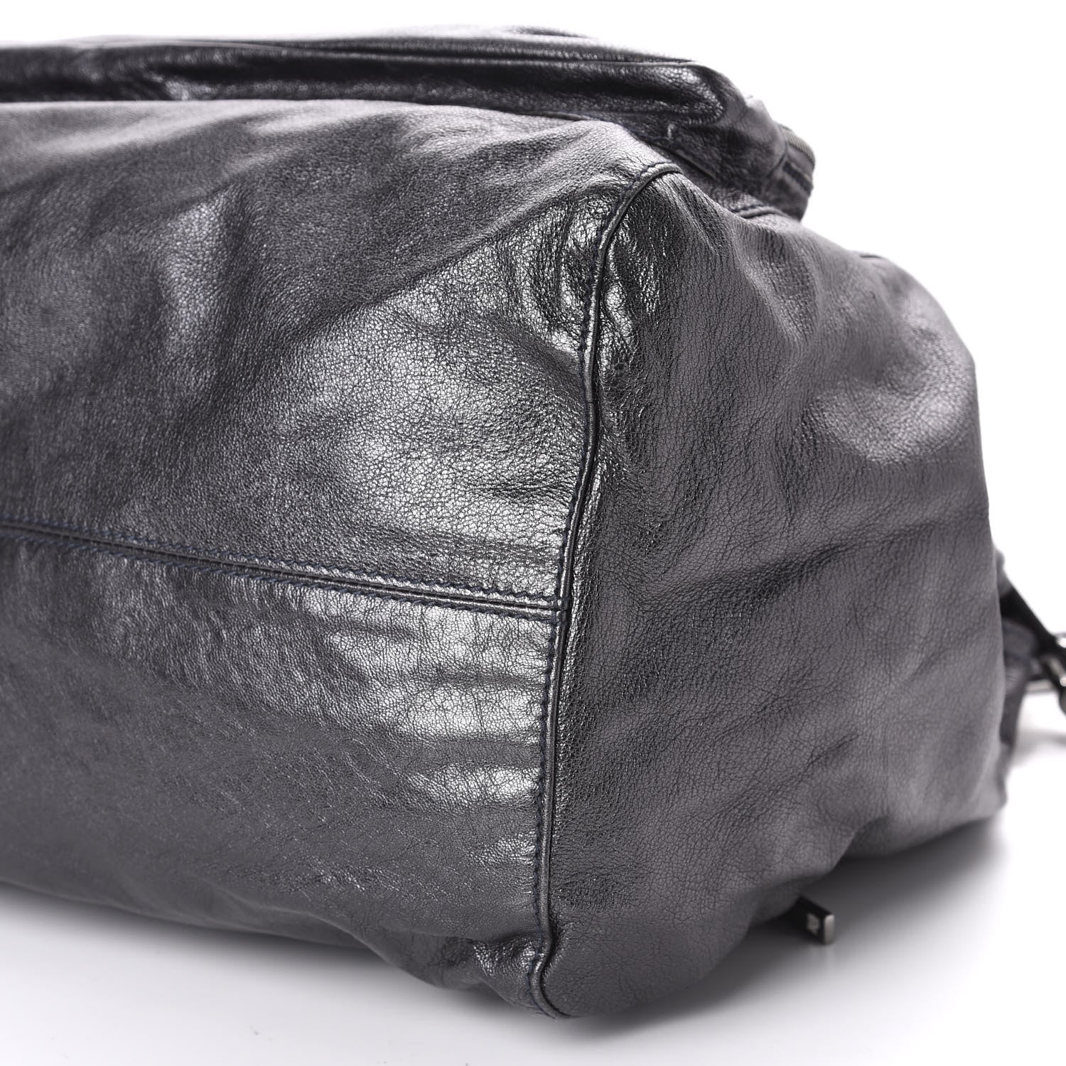 Dolce & Gabbana Calfskin Tote Metallic Silver 7 of 10