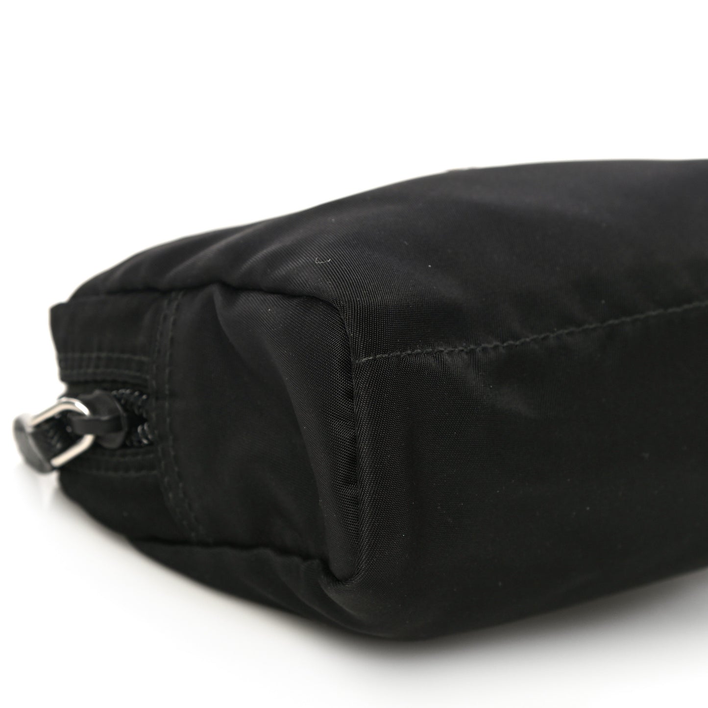 Tessuto Nylon Saffiano Pouch Black