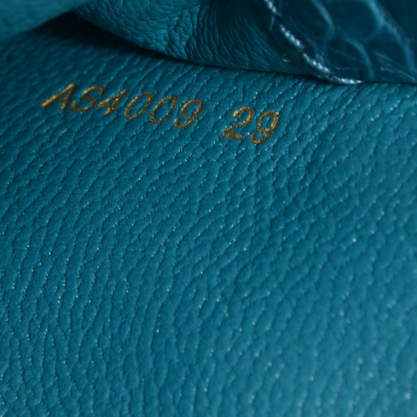 Alligator Shoulder Bag Blue Special Order