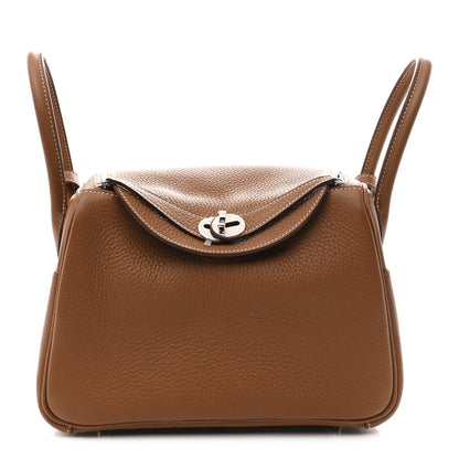 Hermes Taurillon Clemence Lindy 26 Gold 1 of 11