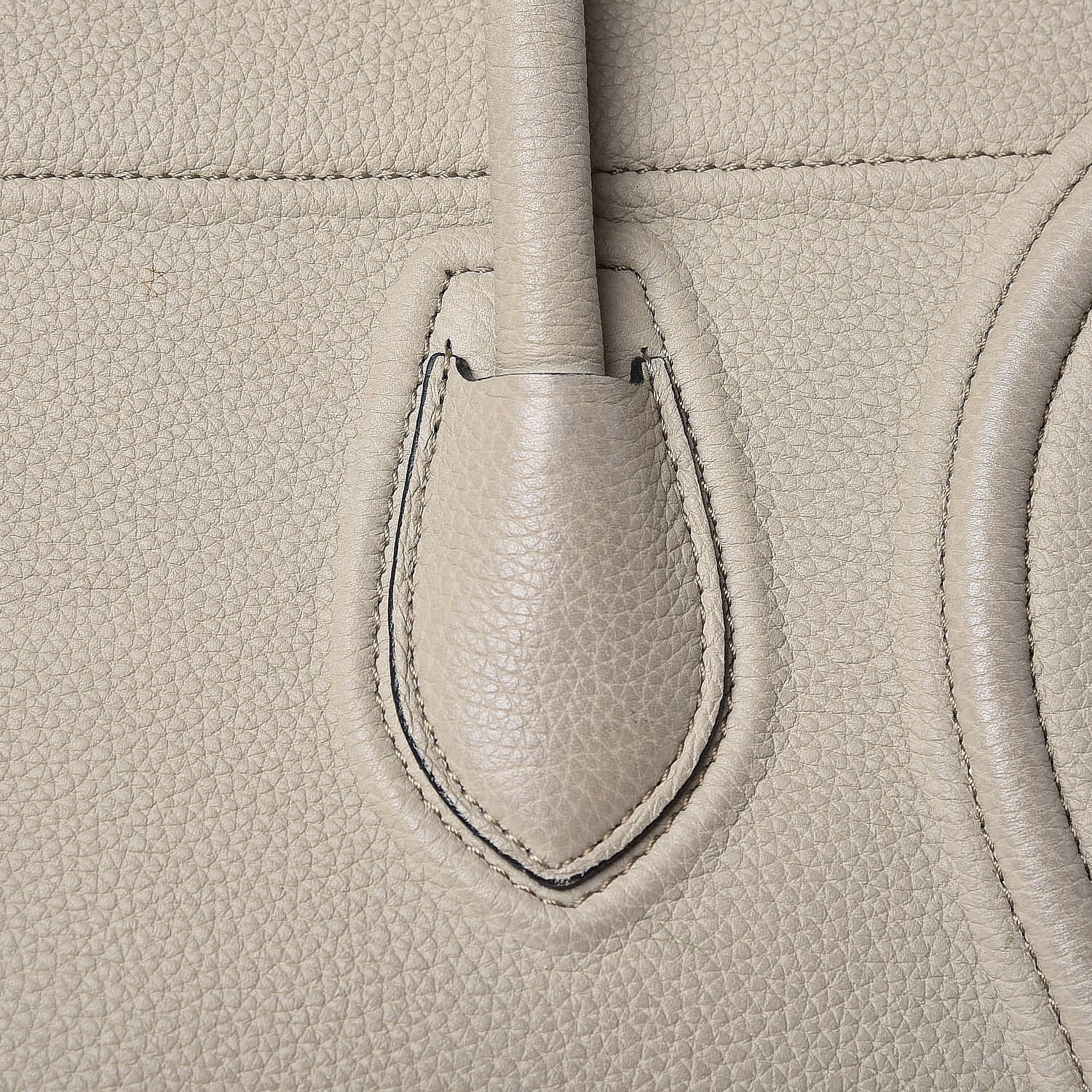 Celine Baby Grained Calfskin Medium Phantom Luggage Quartz 19 of 25