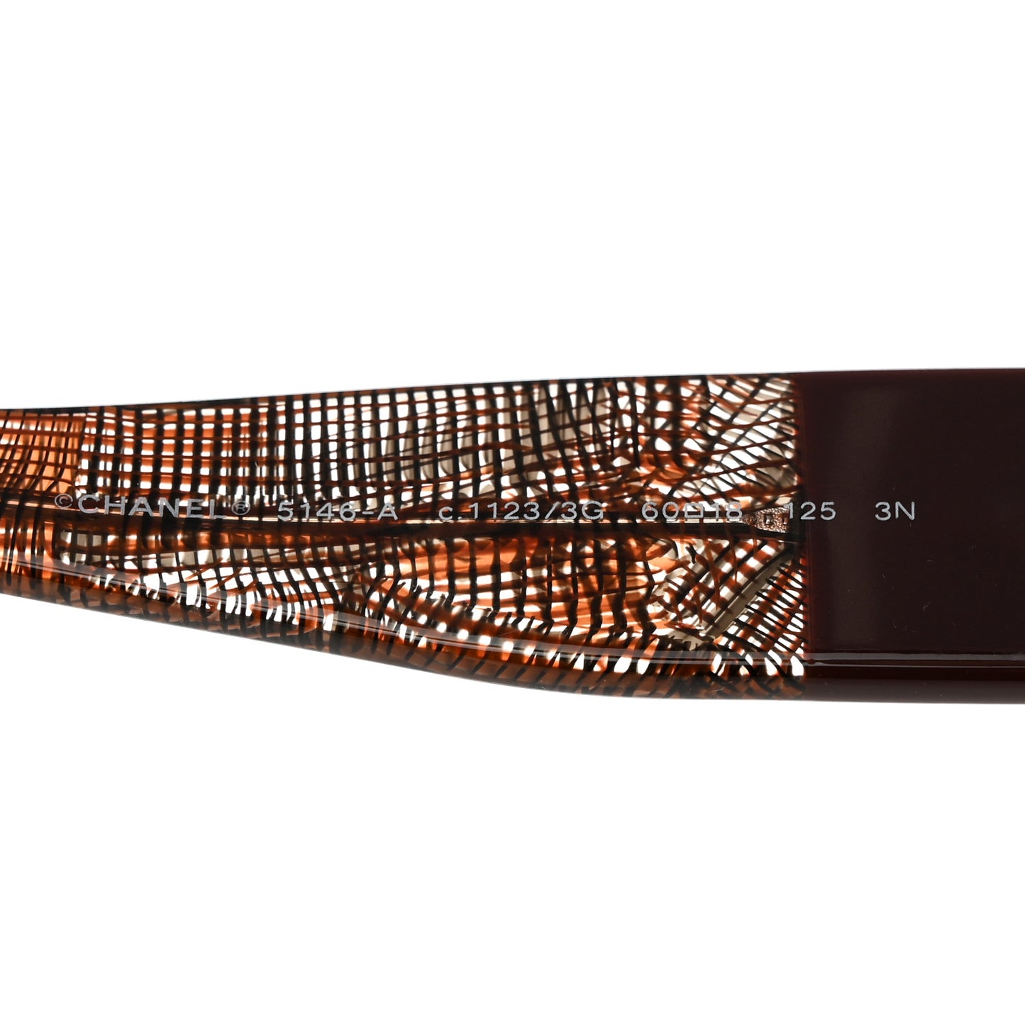 Acetate CC Lace Effect Sunglasses 5146 Brown