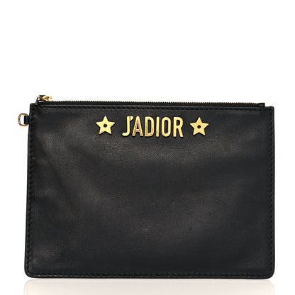 Christian Dior Calfskin J'adior Pouch Black 2 of 15