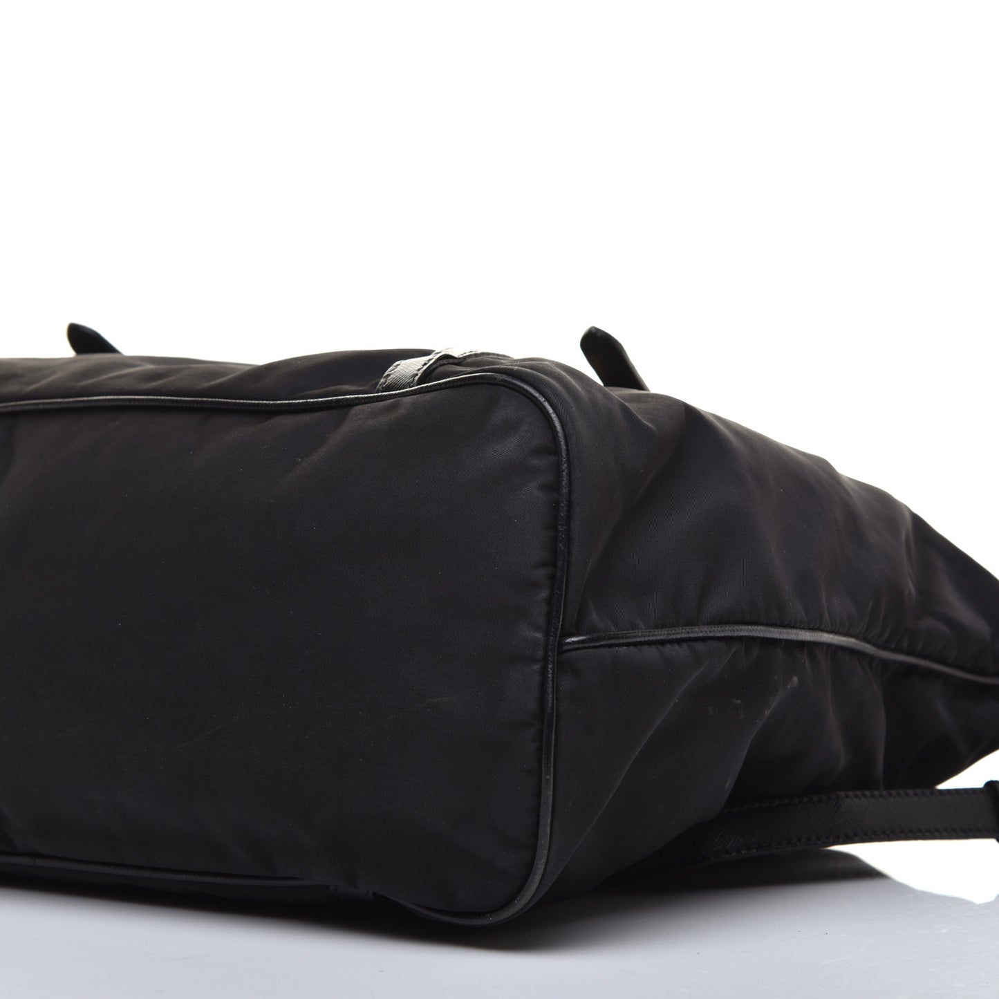 Tessuto Nylon Saffiano Tote Black