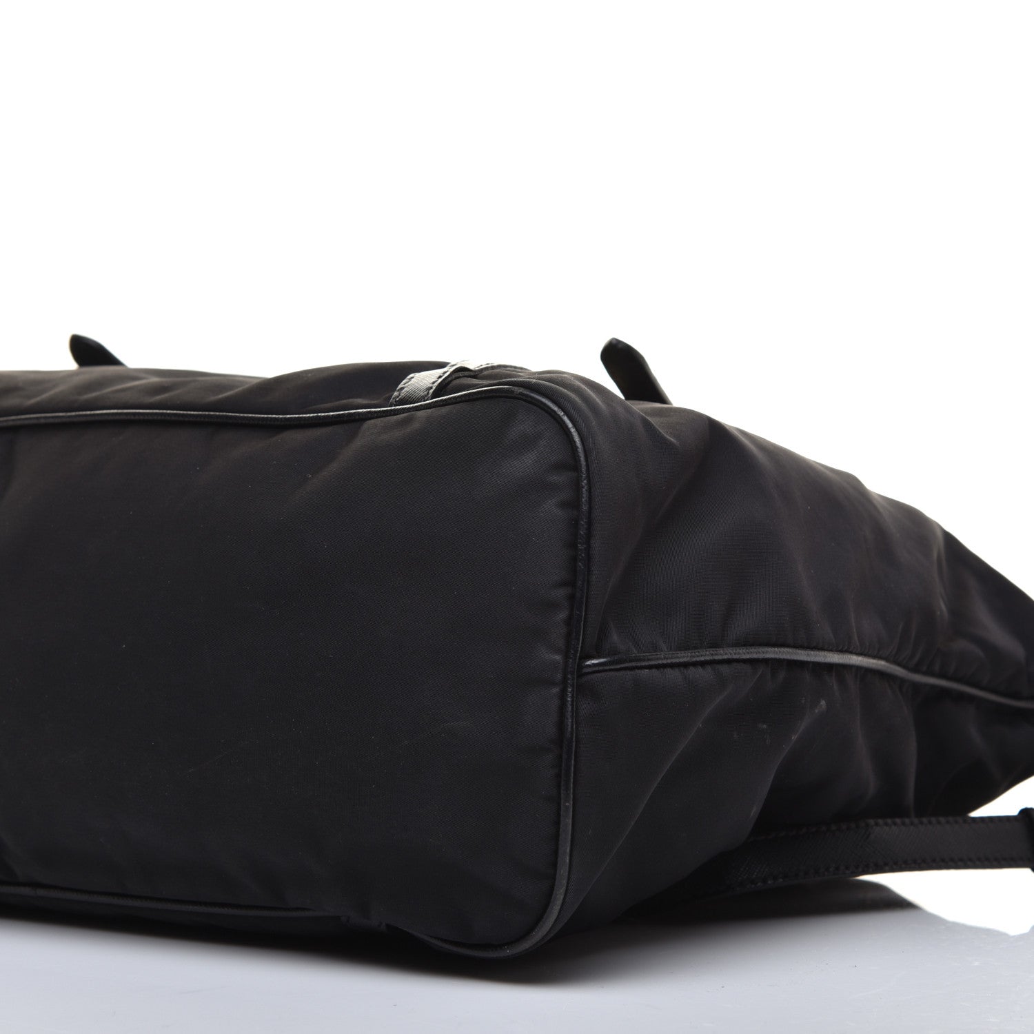 Prada Tessuto Nylon Saffiano Tote Black 8 of 8